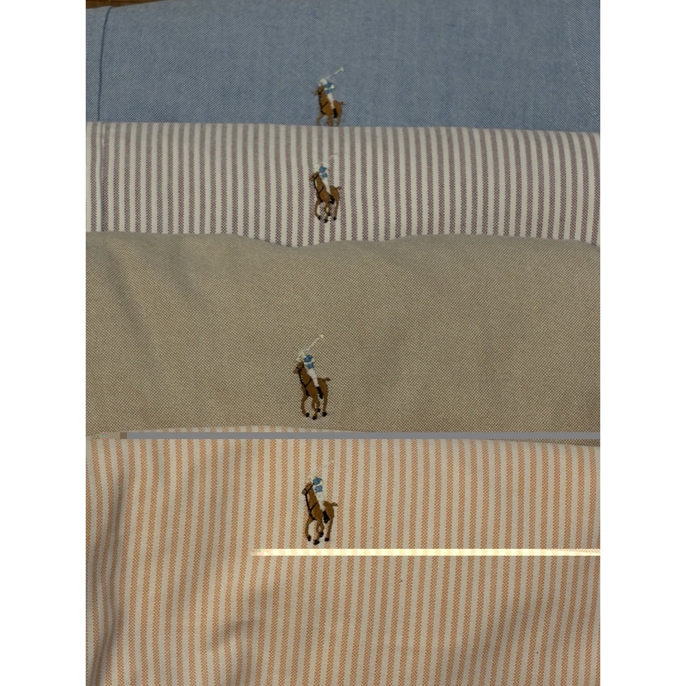 Lot Of (4) VTG Polo Ralph Lauren Oxford Button down Longsleeve Shirts 16 1/2 34
